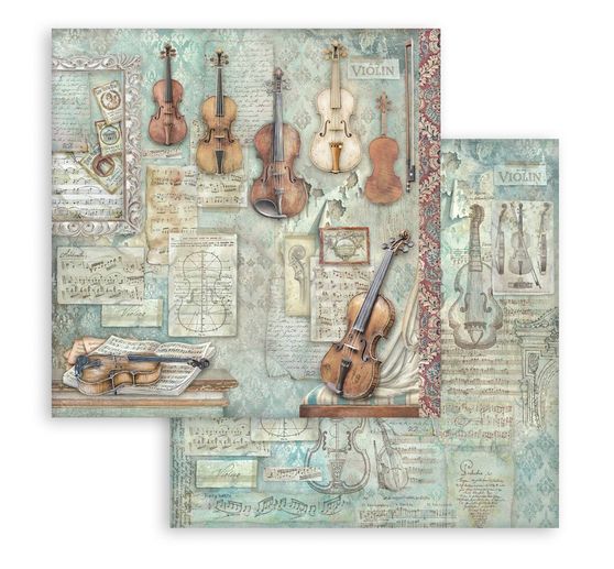 Blok do scrapbooking Stamperia "Symphony"