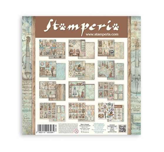 Blok do scrapbooking Stamperia "Symphony"