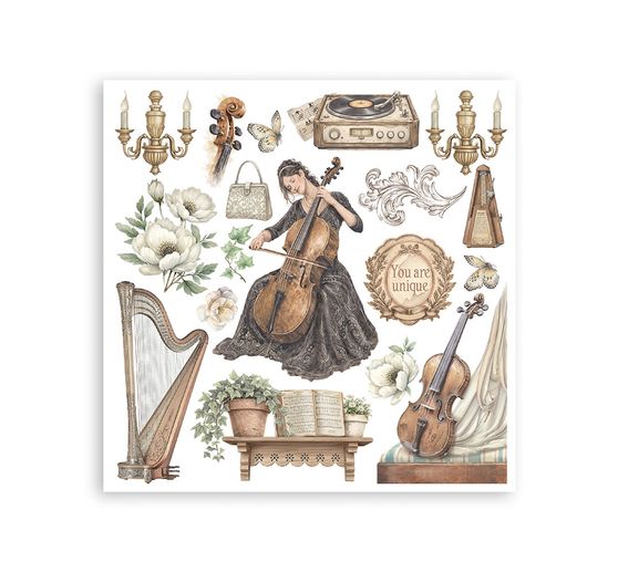 Rub On asortyment Stamperia "Symphony"