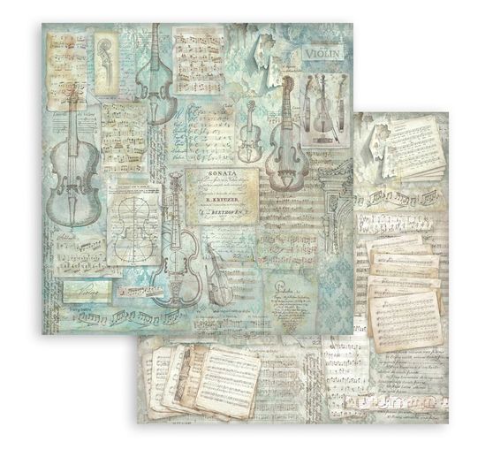 Stamperia Scrapbook block "Symphony Backgrounds"