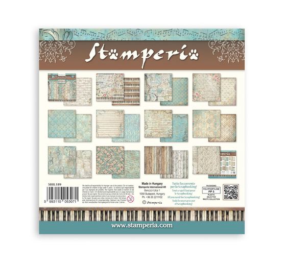 Stamperia Scrapbook block "Symphony Backgrounds"
