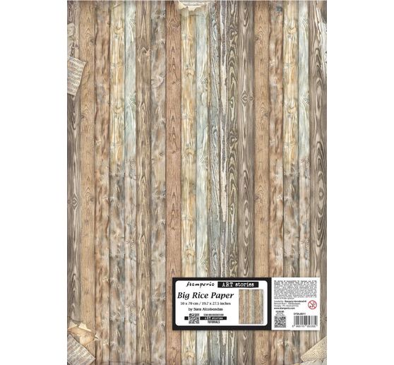 Motyw papier ryżowy Stamperia "Symphony - Wood Pattern"", 50 x 70 cm