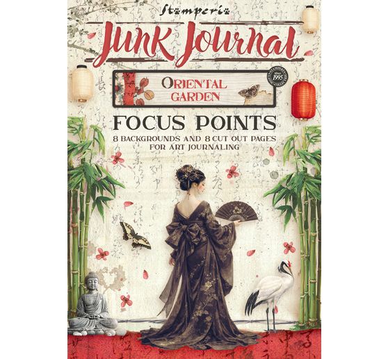 A5 Junk Journal Focus Points Stamperia "Oriental Garden"
