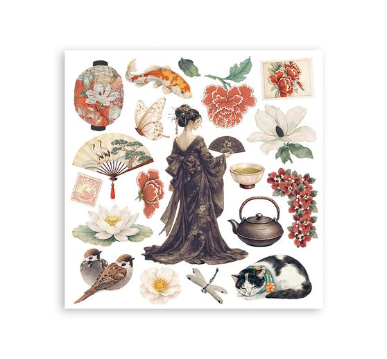 Stamperia Rub On assortment "Oriental Garden"
