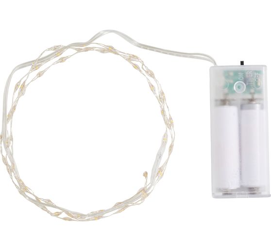 Łańcuch świetlny Micro LED z timerem, 60 diod LED