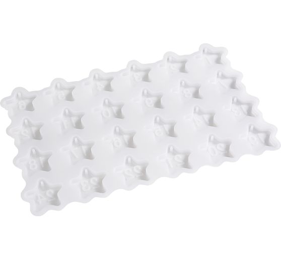 VBS Silicone casting mould "Stars with Advent Numbers"