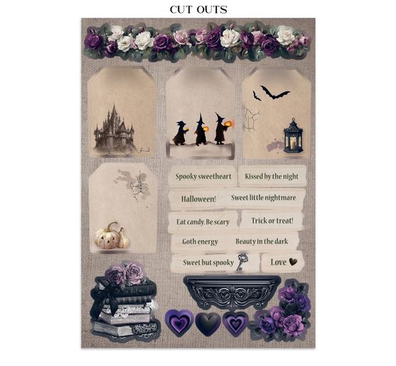 Junk Journal Book Stamperia "Halloween"