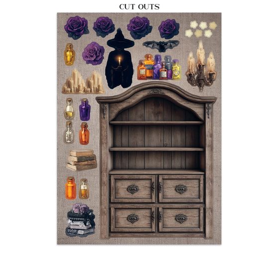 Junk Journal Book Stamperia "Halloween"