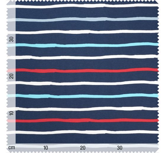 Tkanina dresowa "Denim stripes"