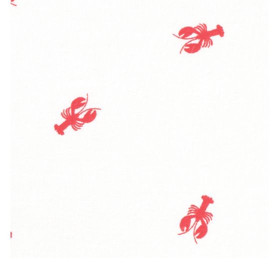 Tkanina bawełniana popelina "Lobster"
