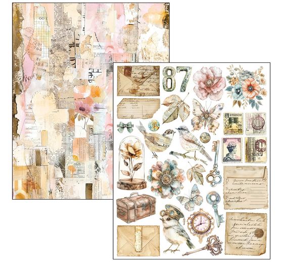 Mixed Media Book Ciao Bella "Lost in Time"