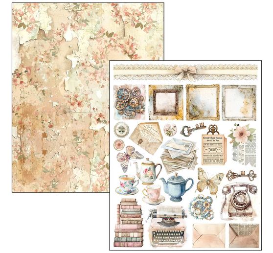 Mixed Media Book Ciao Bella "Lost in Time"