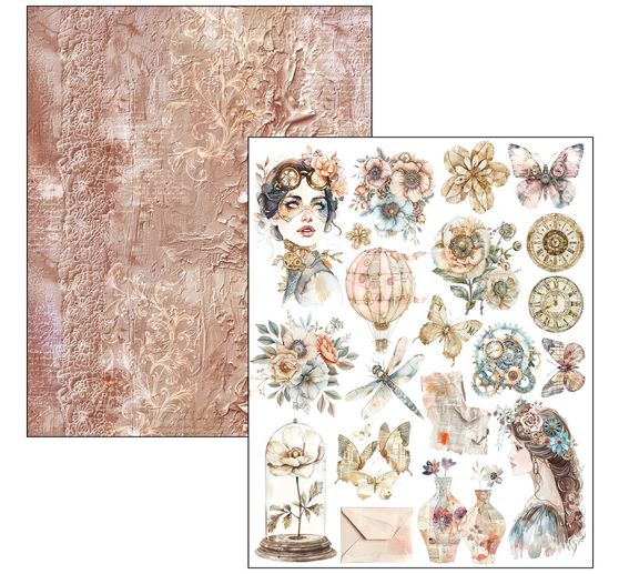 Mixed Media Book Ciao Bella "Lost in Time"