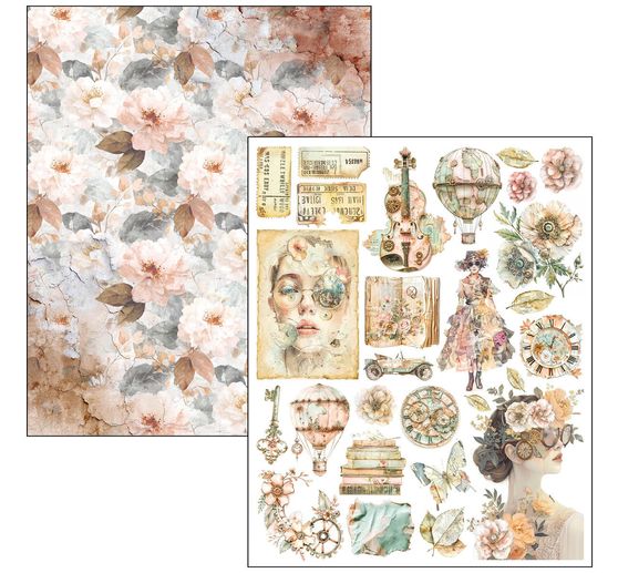 Mixed Media Book Ciao Bella "Lost in Time"