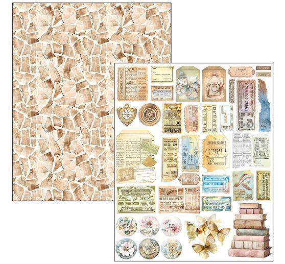 Mixed Media Book Ciao Bella "Lost in Time"