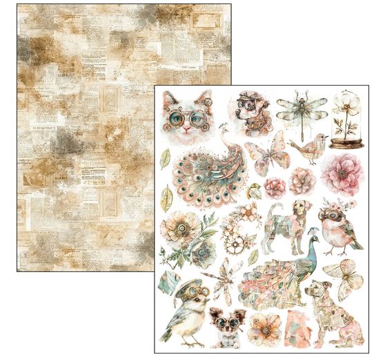 Mixed Media Book Ciao Bella "Lost in Time"