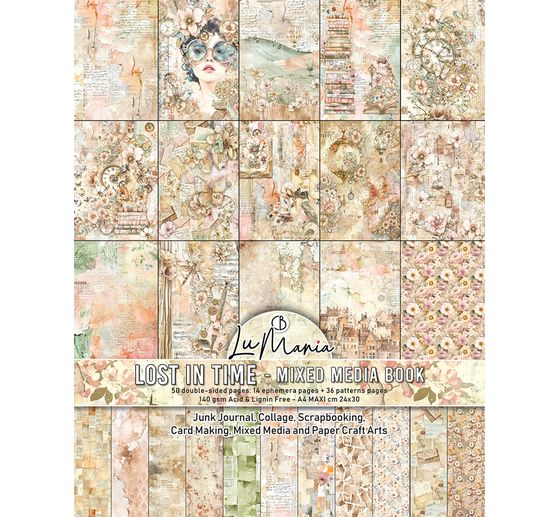 Mixed Media Book Ciao Bella "Lost in Time"