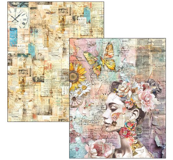 Mixed Media Book Ciao Bella "The Sound of Spring"
