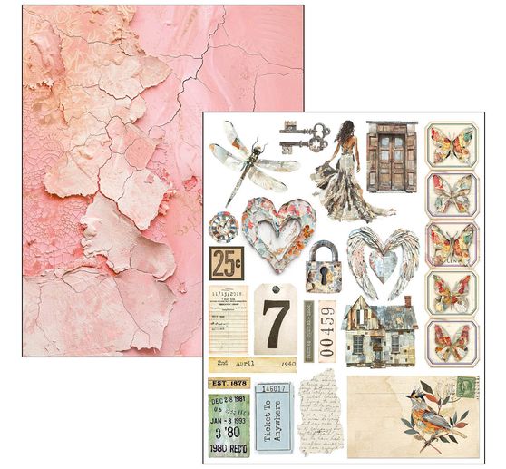 Mixed Media Book Ciao Bella "The Sound of Spring"