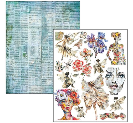 Mixed Media Book Ciao Bella "The Sound of Spring"