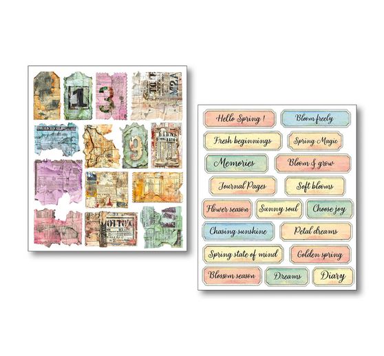 Ciao Bella Art Stickers "The Sound of Spring", 14 x 12 cm