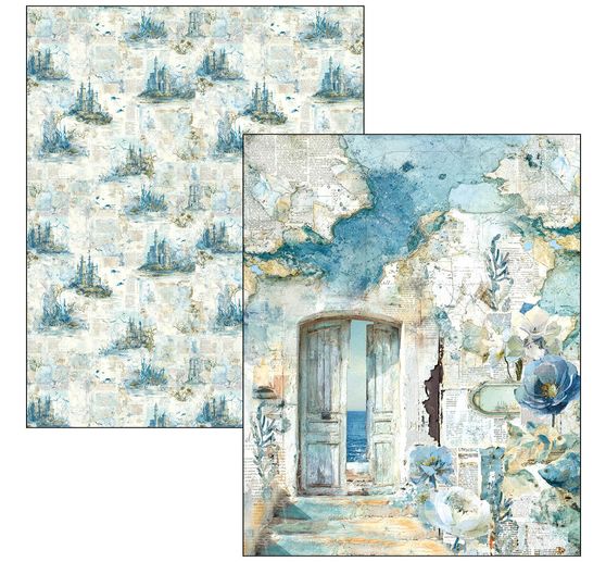 Mixed Media Book Ciao Bella "Edge of the Ocean"