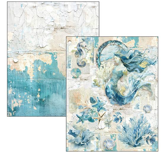 Mixed Media Book Ciao Bella "Edge of the Ocean"