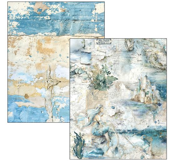 Mixed Media Book Ciao Bella "Edge of the Ocean"
