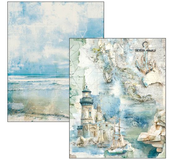 Mixed Media Book Ciao Bella "Edge of the Ocean"