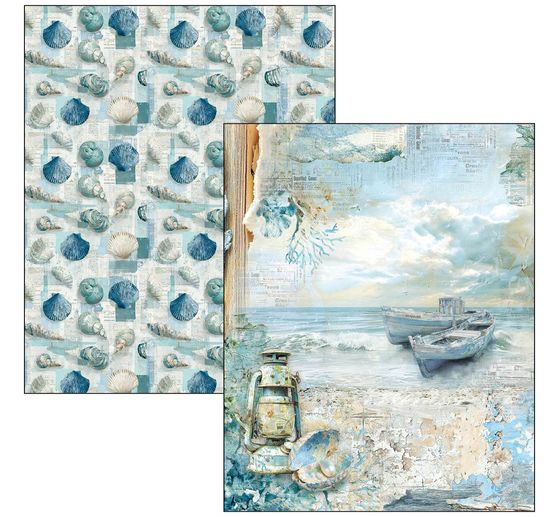 Mixed Media Book Ciao Bella "Edge of the Ocean"