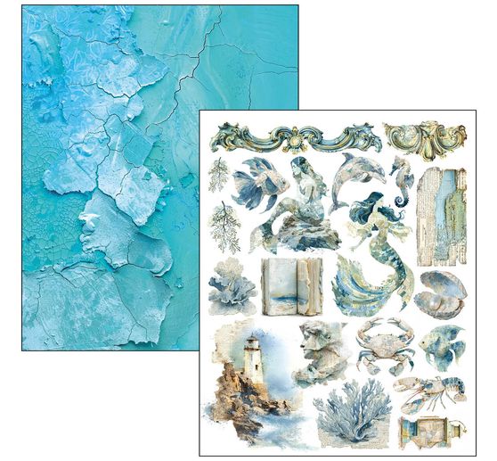 Mixed Media Book Ciao Bella "Edge of the Ocean"
