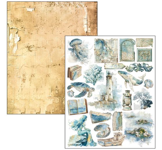 Mixed Media Book Ciao Bella "Edge of the Ocean"