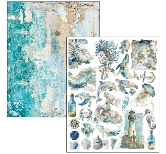 Mixed Media Book Ciao Bella "Edge of the Ocean"