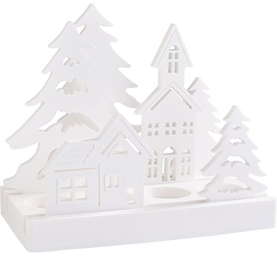 VBS Silicone mould "Tealight holder - Rectangular" with plug edge