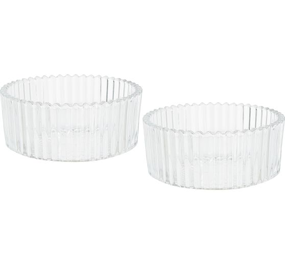 Świecznik na tealight VBS "Maxi", rowkowany