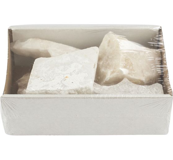 Alabaster, 1.5 kg, white-grey