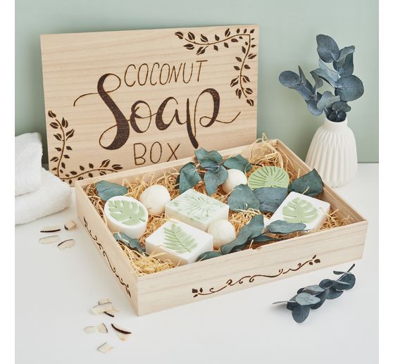Soap flakes to knead, white