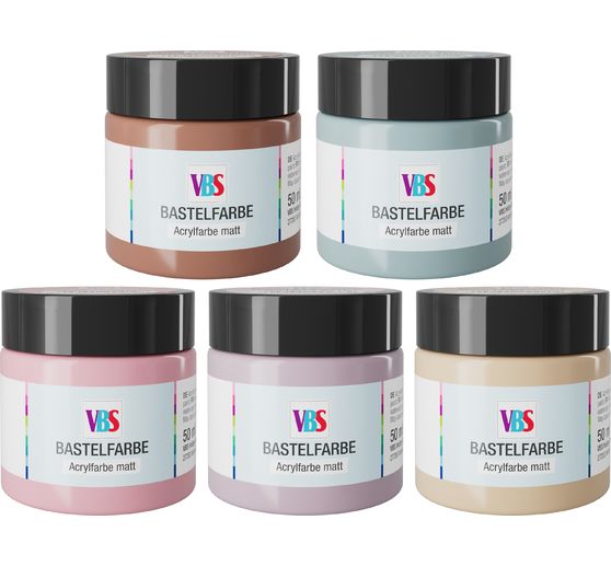 Zestaw farb do rękodzieła VBS "Winter Romance", 5 x 50 ml