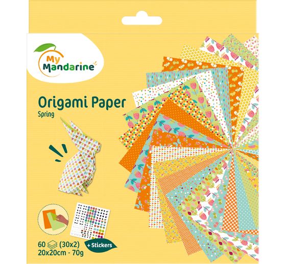 Folding paper assortment "Spring"