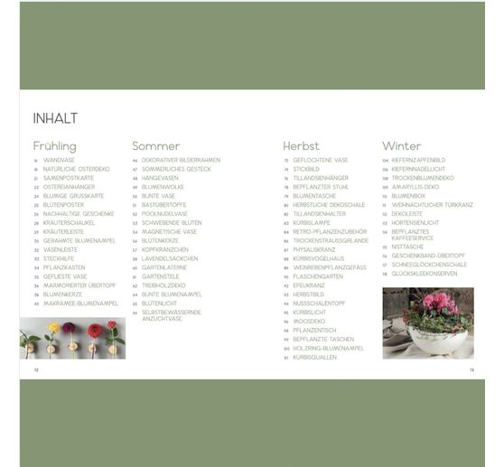 Książka "Green DIY -Bastel- und Dekoideen mit Naturmaterial und Blumen"