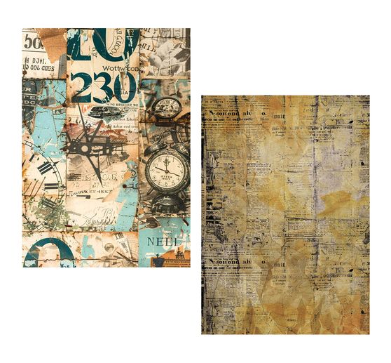 Ciao Bella Tissue paper set "Fragments of Time"