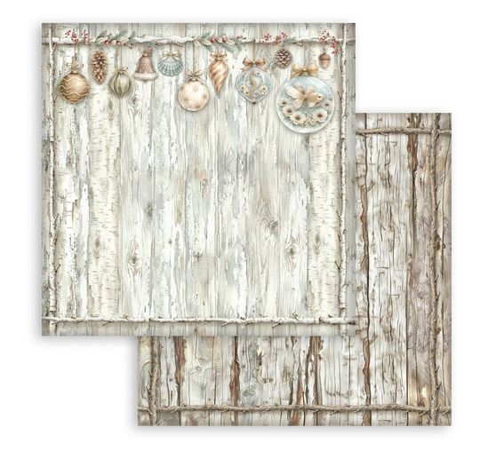 Stamperia Scrapbook block "White Christmas Backgrounds"