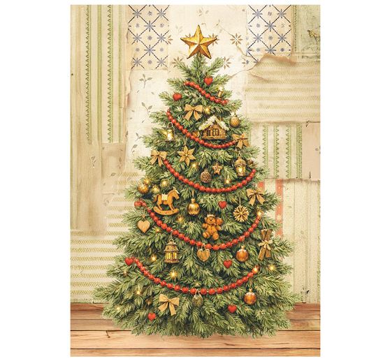 Motyw ryżowy asortyment Stamperia "Silent Night", DIN A6, zestaw 8 sztuk