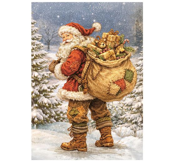 Motyw ryżowy asortyment Stamperia "Silent Night", DIN A6, zestaw 8 sztuk