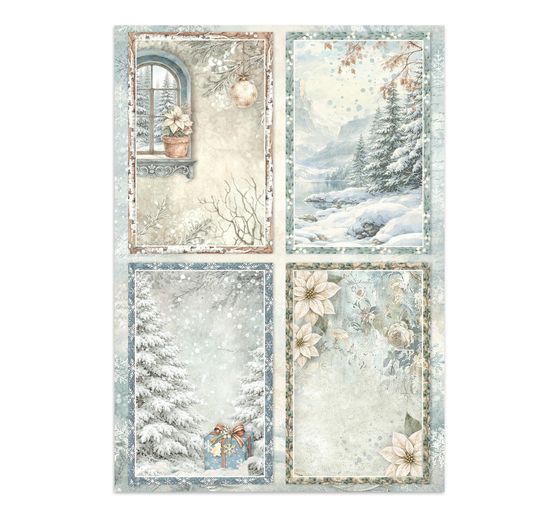 Junk Journal Book Stamperia "White Christmas"