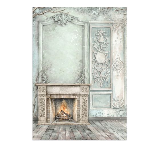 Junk Journal Book Stamperia "White Christmas"