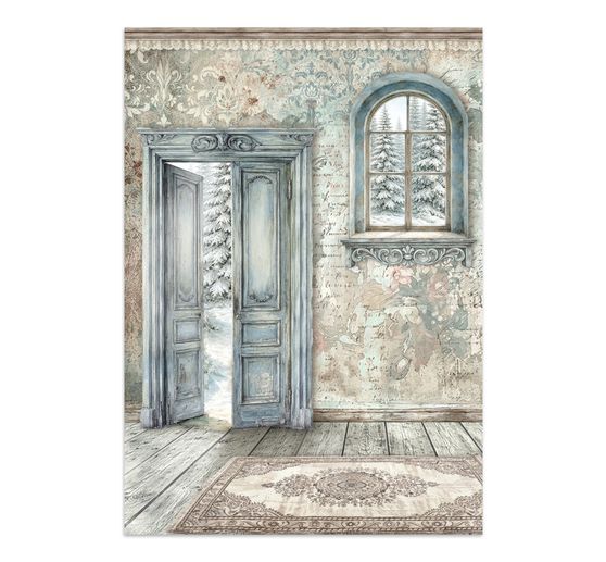 Junk Journal Book Stamperia "White Christmas"
