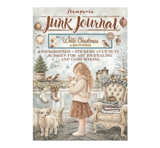 Junk Journal Book Stamperia "White Christmas"