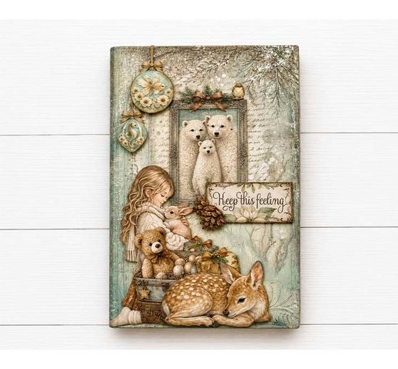 Stamperia Washi pad "White Christmas"