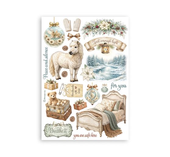 Stamperia Washi pad "White Christmas"